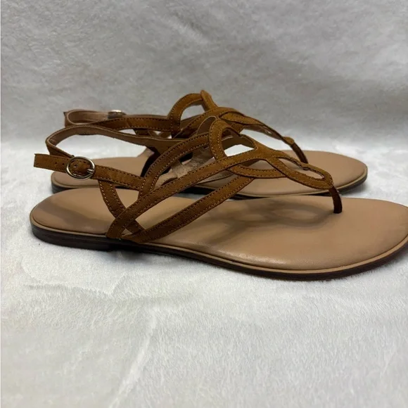 Market & Spruce Women's Irene Strappy Sandal Cognac Size US: 10 - Picture 2 of 7